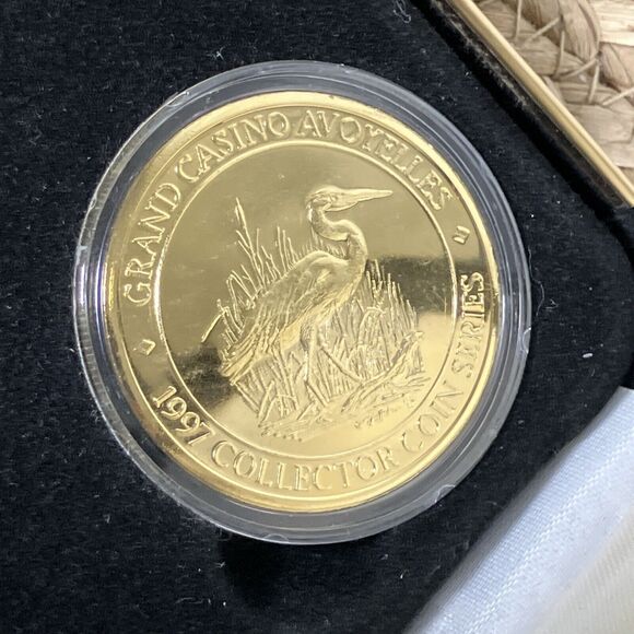 GRAND‎ CASINO 1997 WILDLIFE SERIES III 4 COIN COLLECTOR SET - Picture 5 of 6